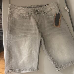 Buffalo David Bitton Light Gray Jean Shorts